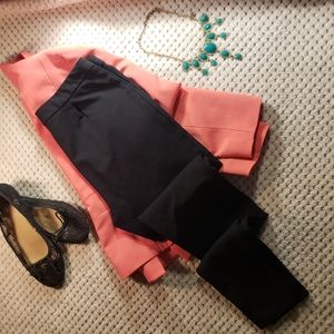 Skinny Stretch Black Work Pants